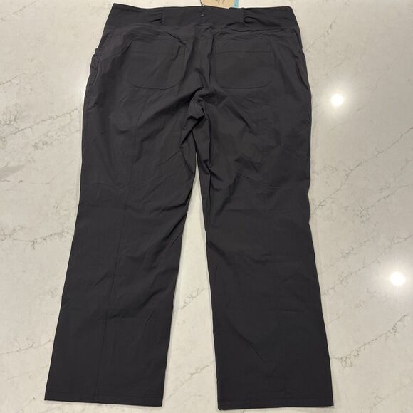 Prana NEW Summit Pant Plus Womens 3X Black Stretch Pockets Hiking Travel Outoor - Picture 2 of 16